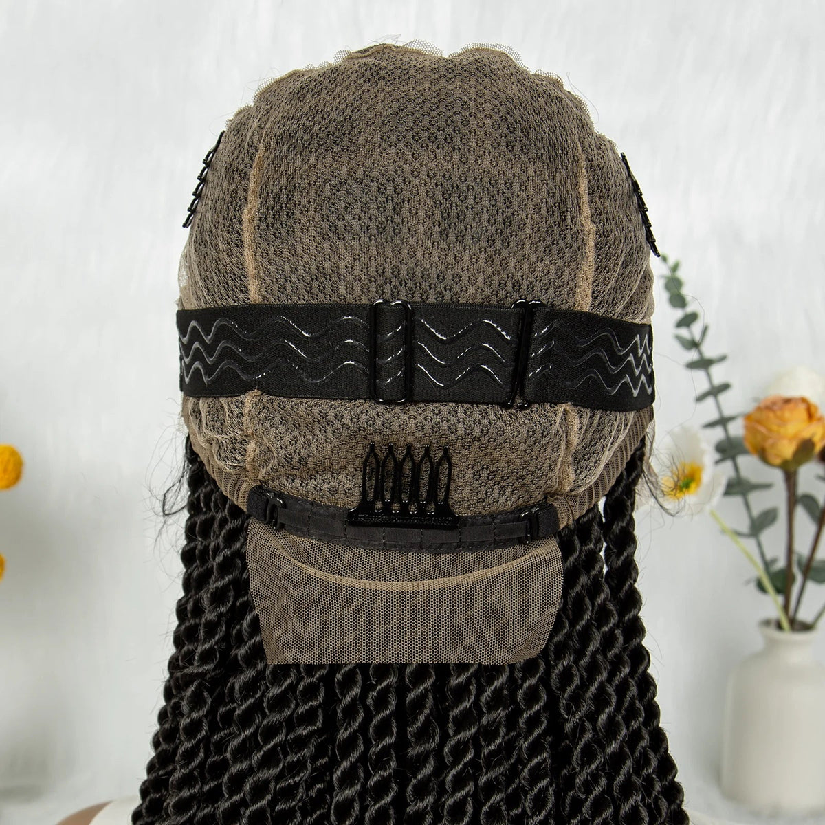 HD Lace Cornrows to Twisted Braids Wig | Full Lace Goddess Style