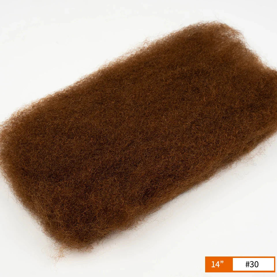 Brazilian Remy Afro Kinky Curly Bulk Hair | 50g/Pack | Dreadlock & Braid Extensions | Natural Look