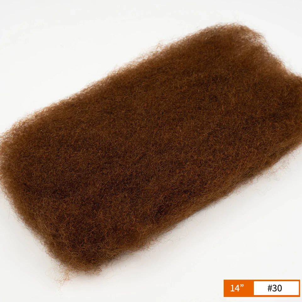 Afro Kinky Curly Bulk Human Hair | Brazilian Remy for Dreadlocks & Braids
