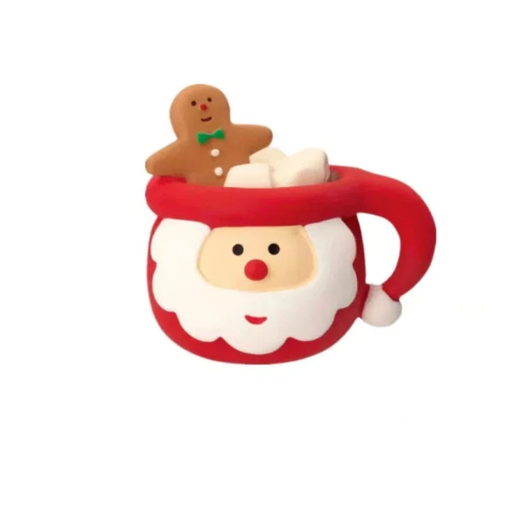 Christmas Resin Ornaments Home Scenes Trendy Toys Figurines Decorations ZAKKA Dolls Cats 2025 Small Ornaments