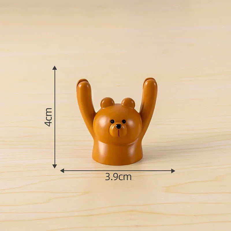 Cute Cartoon Animal Design Message Holder Clip Photo Stand Card Inspiring Desk Decoration Accessories Crafts Small Ornament
