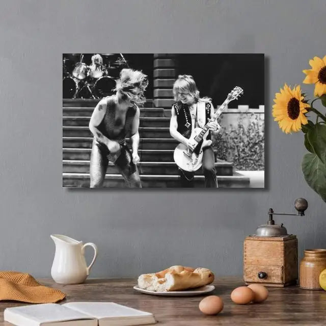 Ozzy Osbourne Band Art Poster Heavy Metal Band Rock Canvas Painting  Wall Art Picture Print Modern Family Bedroom Decor Posters
