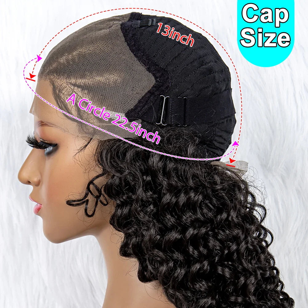 Kinky Curly Braided Bob Wig | Lace Front with Baby Hair