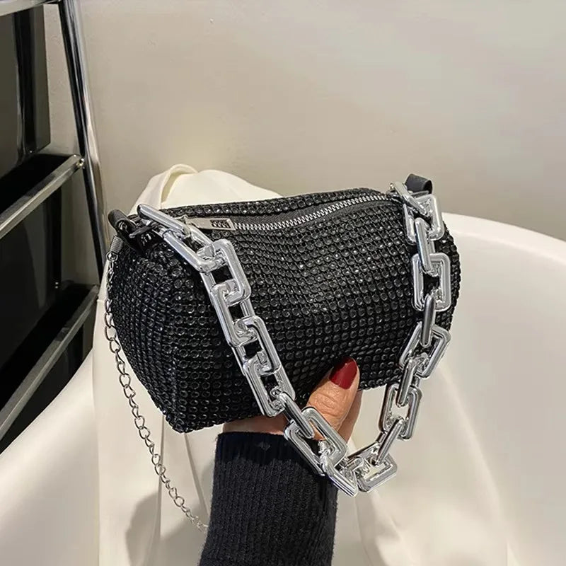 New Spring & Summer Small Bags Trend | Personalized Color Diamond Pillow Bag & Chain Shoulder Crossbody Bag