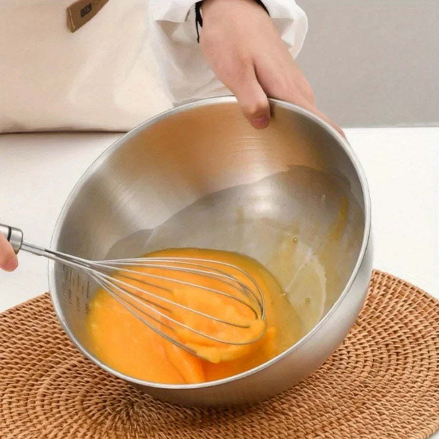 Multi Functional Stainless Steel Vegetable Bowl, Egg Mixing Bowl, Drain Basket, Soup Basin, Kitchen Cooking And Storage Tool