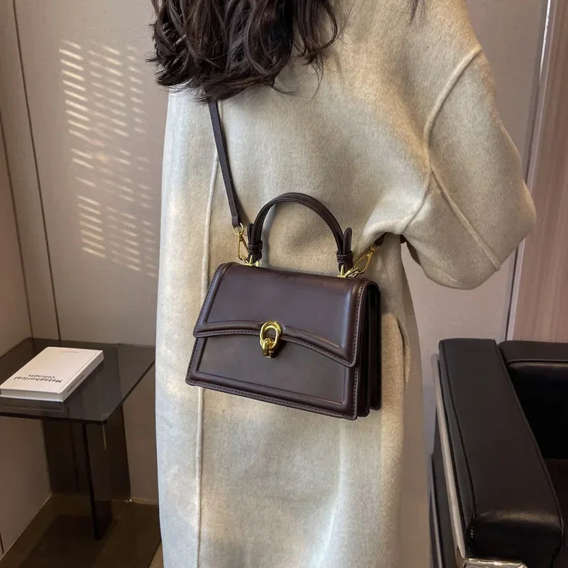 New Small PU Leather Crossbody Bags for Women | Simple Totes Shoulder Bag & Lady Luxury Brand Designer Handbags and Purses