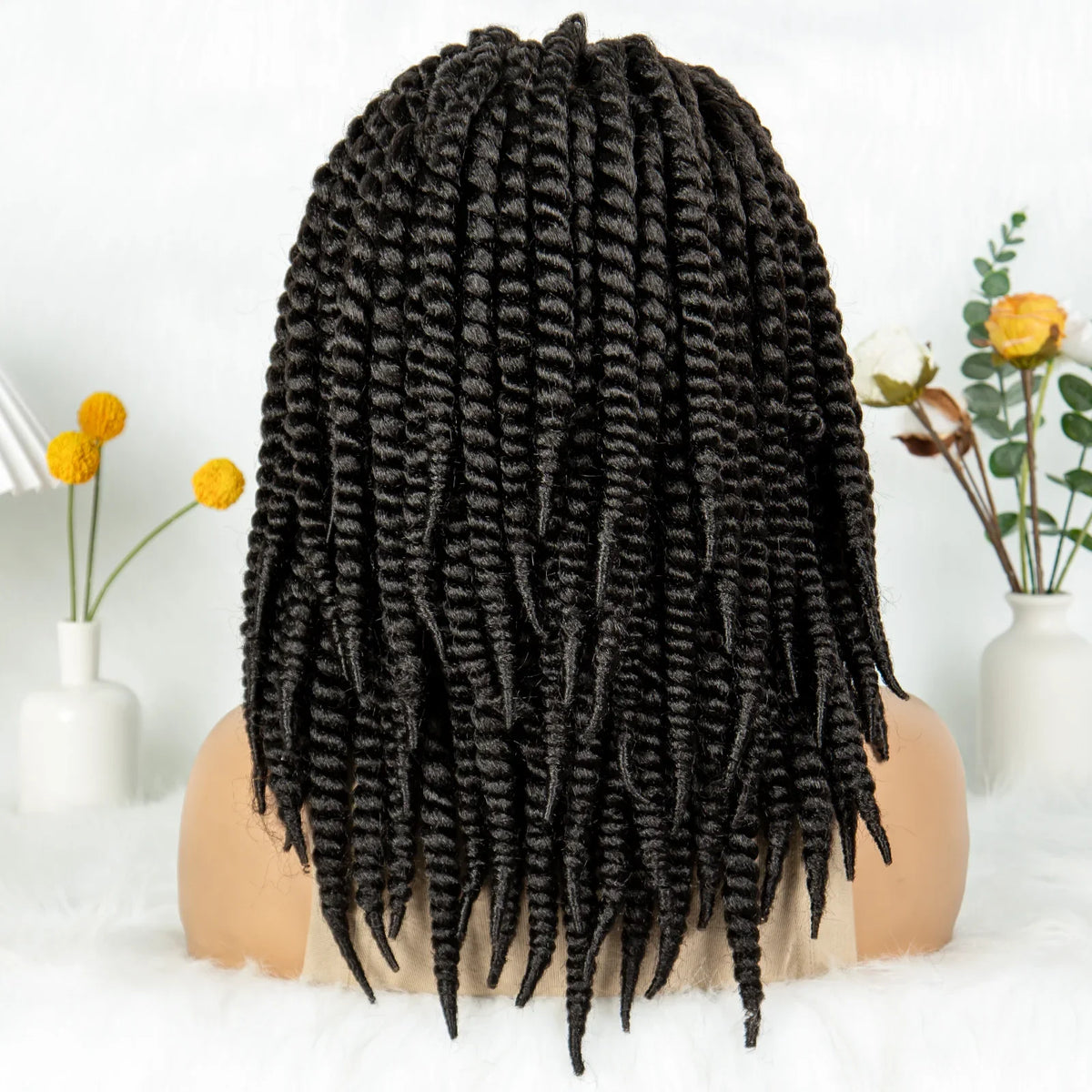 Kima Box Braids Full Lace Wig | Crochet Havana & Mambo Twists with Baby Hair