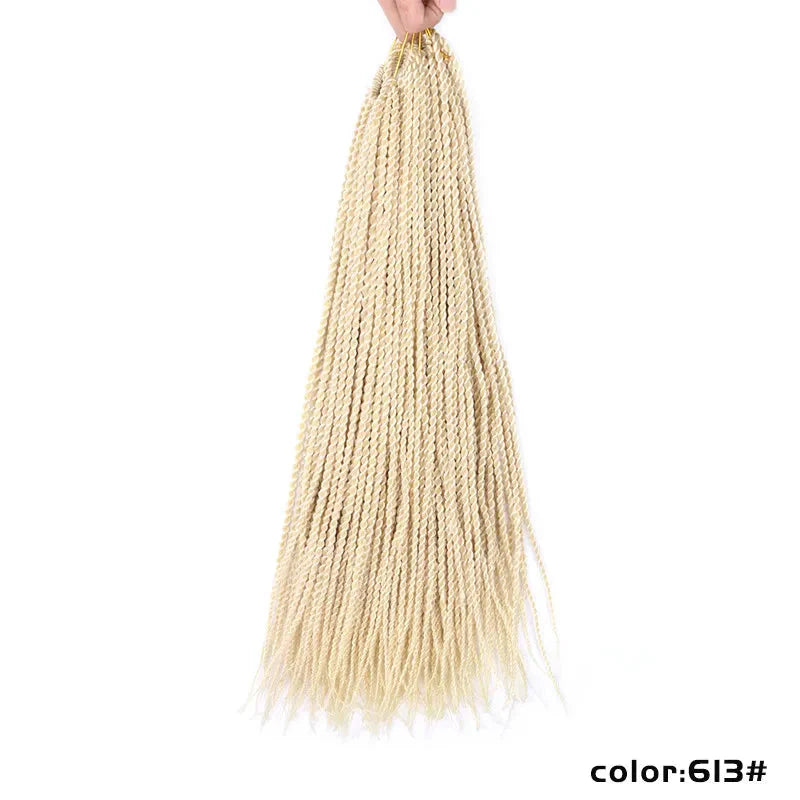 Full Star Senegalese Twist Crochet Braids | 30 Strands/Pack | Ombre Colors