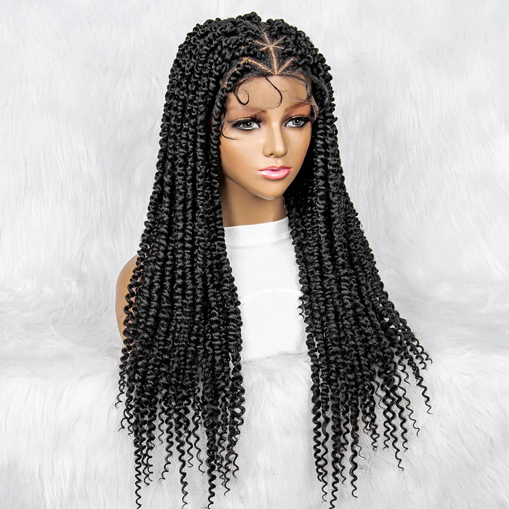 Knotless Box Braids Wig | Full Lace Front with Baby Hair