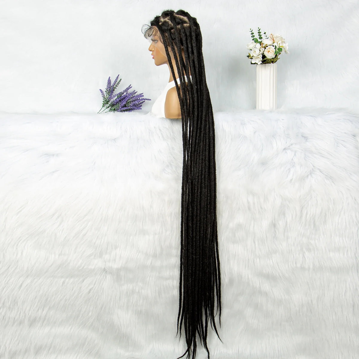 KIMA 50" Extra Long Box Braids Wig | Full Lace Front