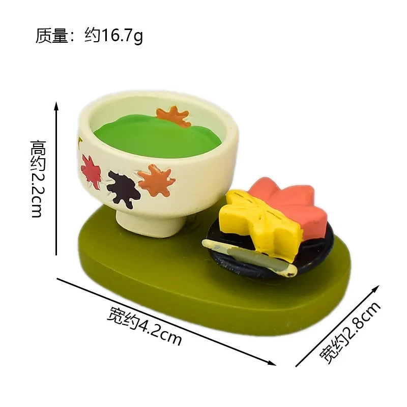 Cute Cat Ornament Admiring Flowers Scene ZAKKA Cherry Blossom INS Trendy Toy DIY Resin Handicraft Ornament