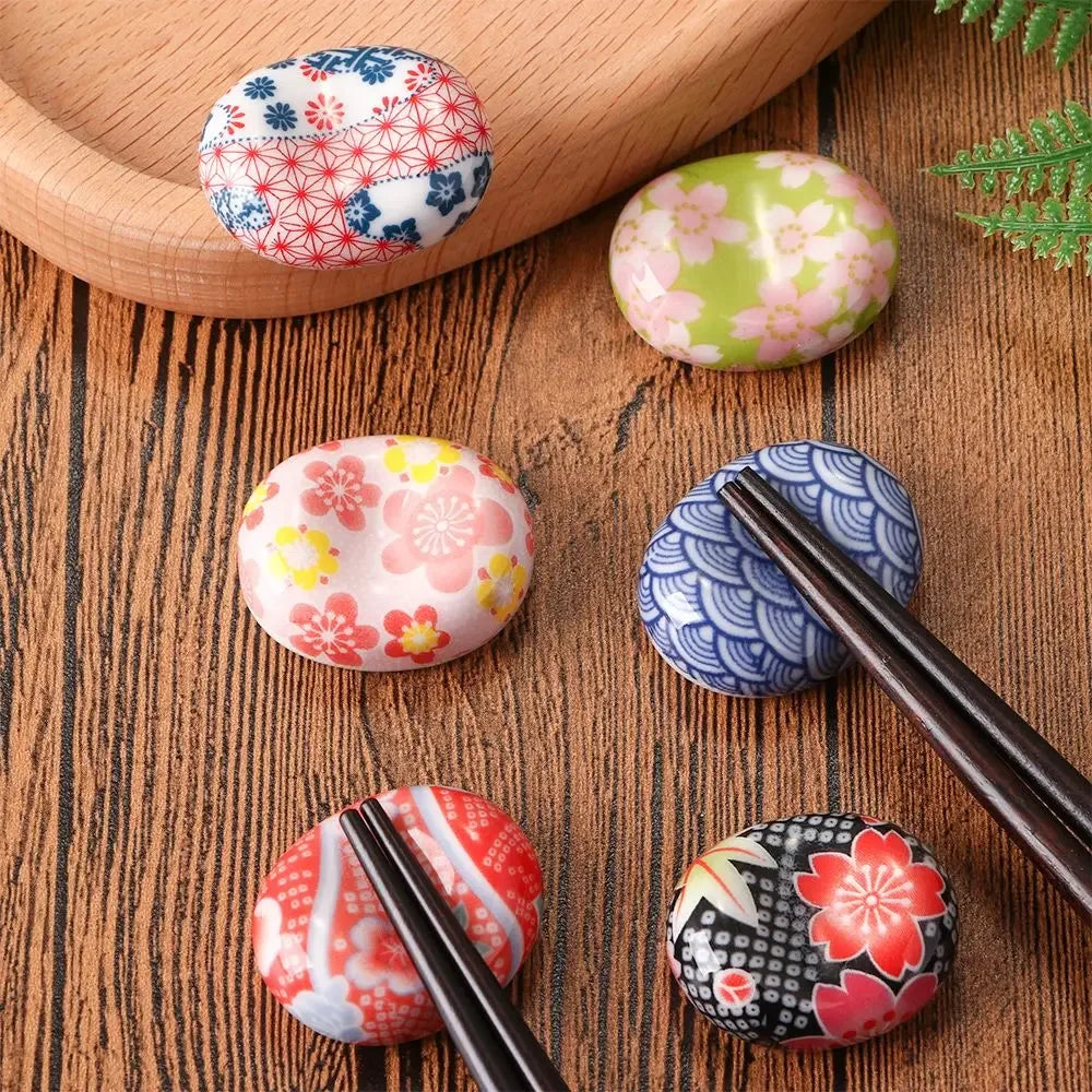 Chopstick Rest Table Decor Home Decoration Ware Tableware Rest Kitchen Tools 6 Styles Fork Rack Ceramic Spoon Chopsticks Holder