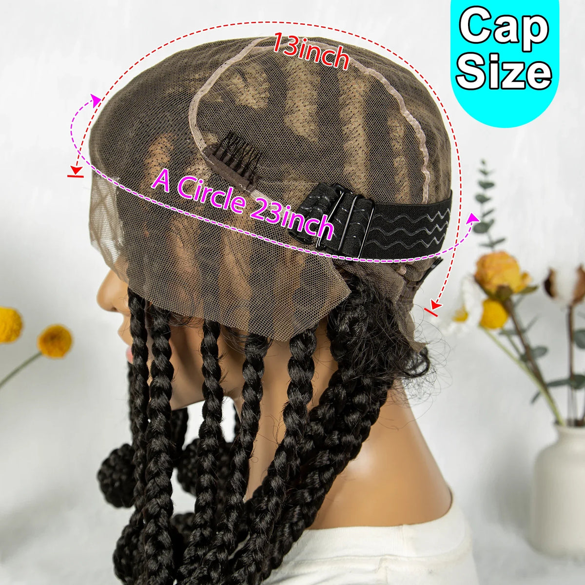 KIMA Full Lace Bantu Cornrow Braided Wig | Classic African Tribe Style