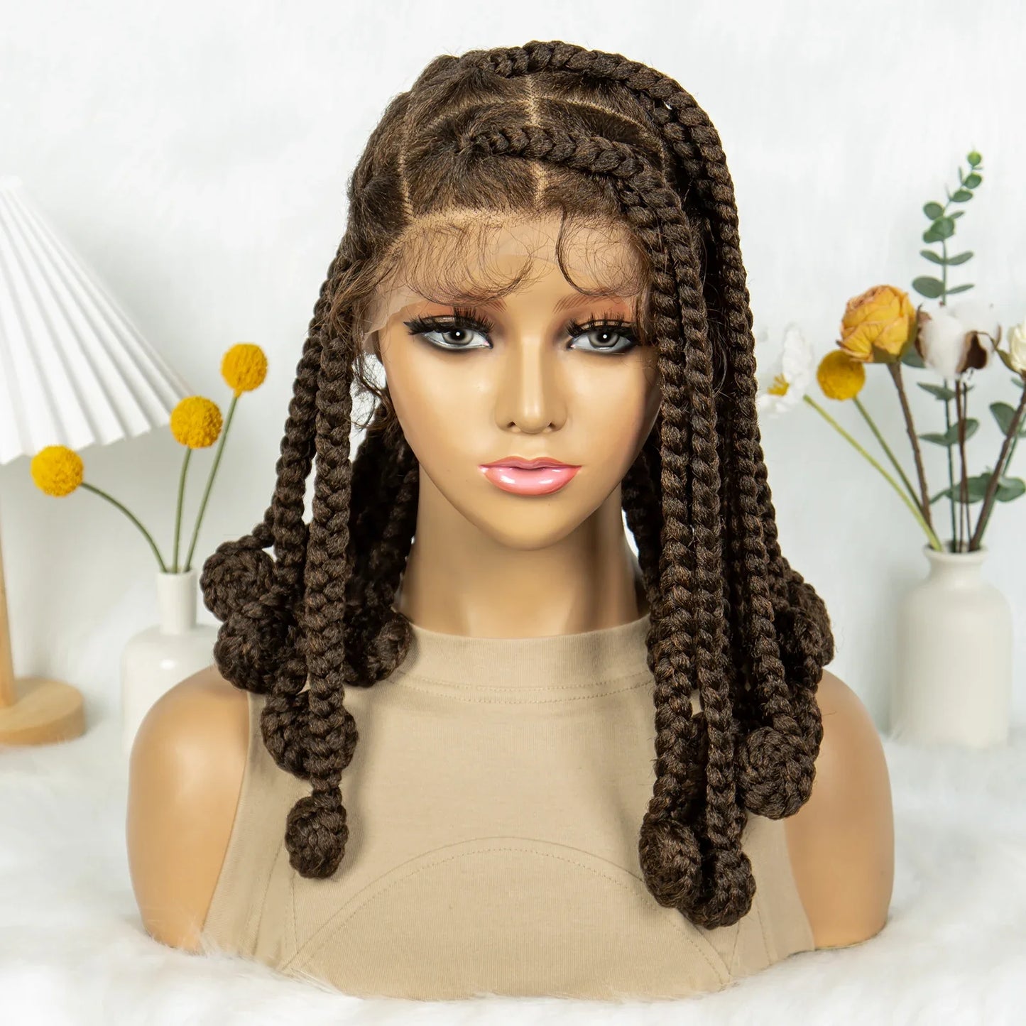 KIMA Chunky Knotless Bantu Box Braids Wig | Full Lace