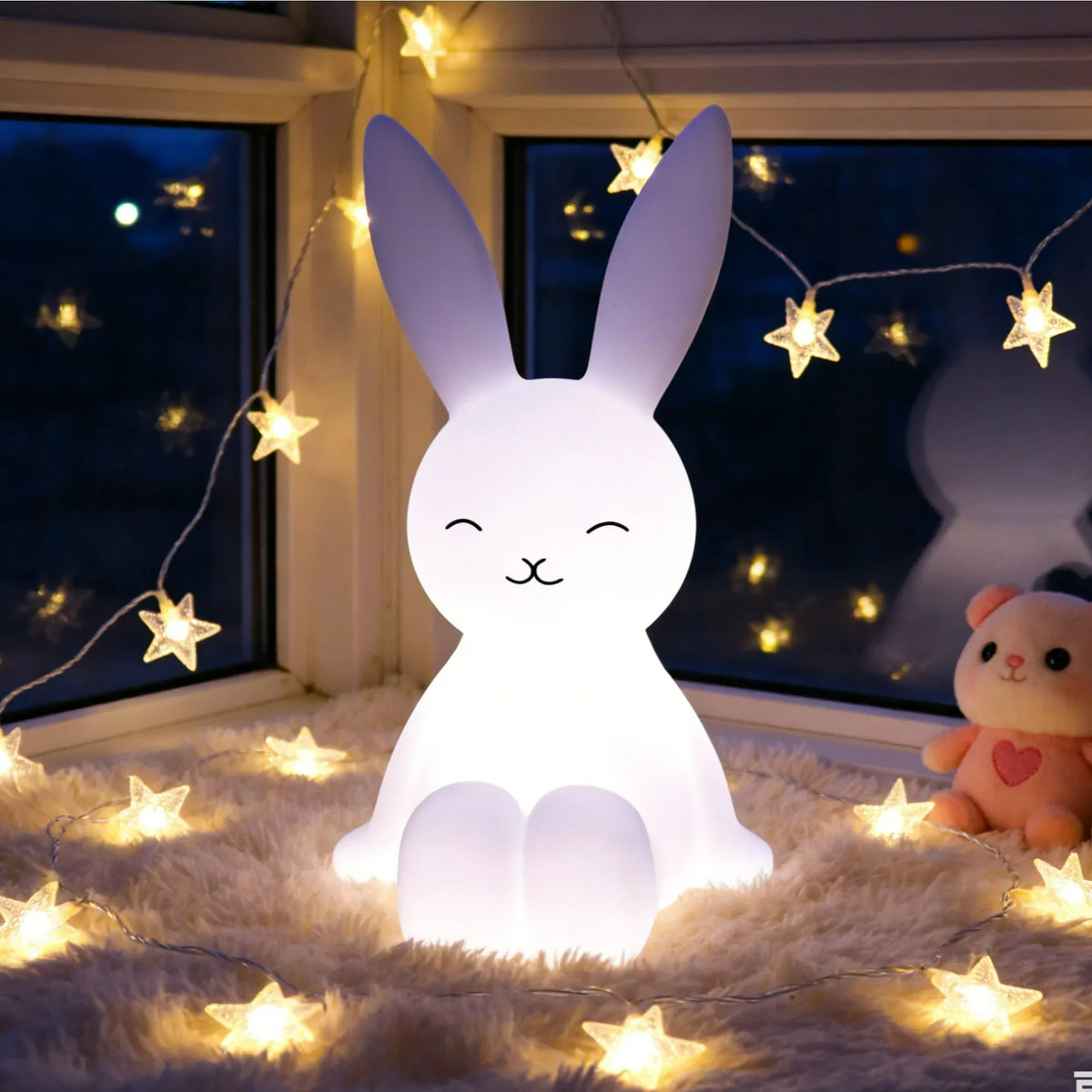 Cute Lighting Mood Light with Remote Control Dimming Cute Cartoon Children's Gift Bedroom Bedside Lamp Living Room Floor Lamp