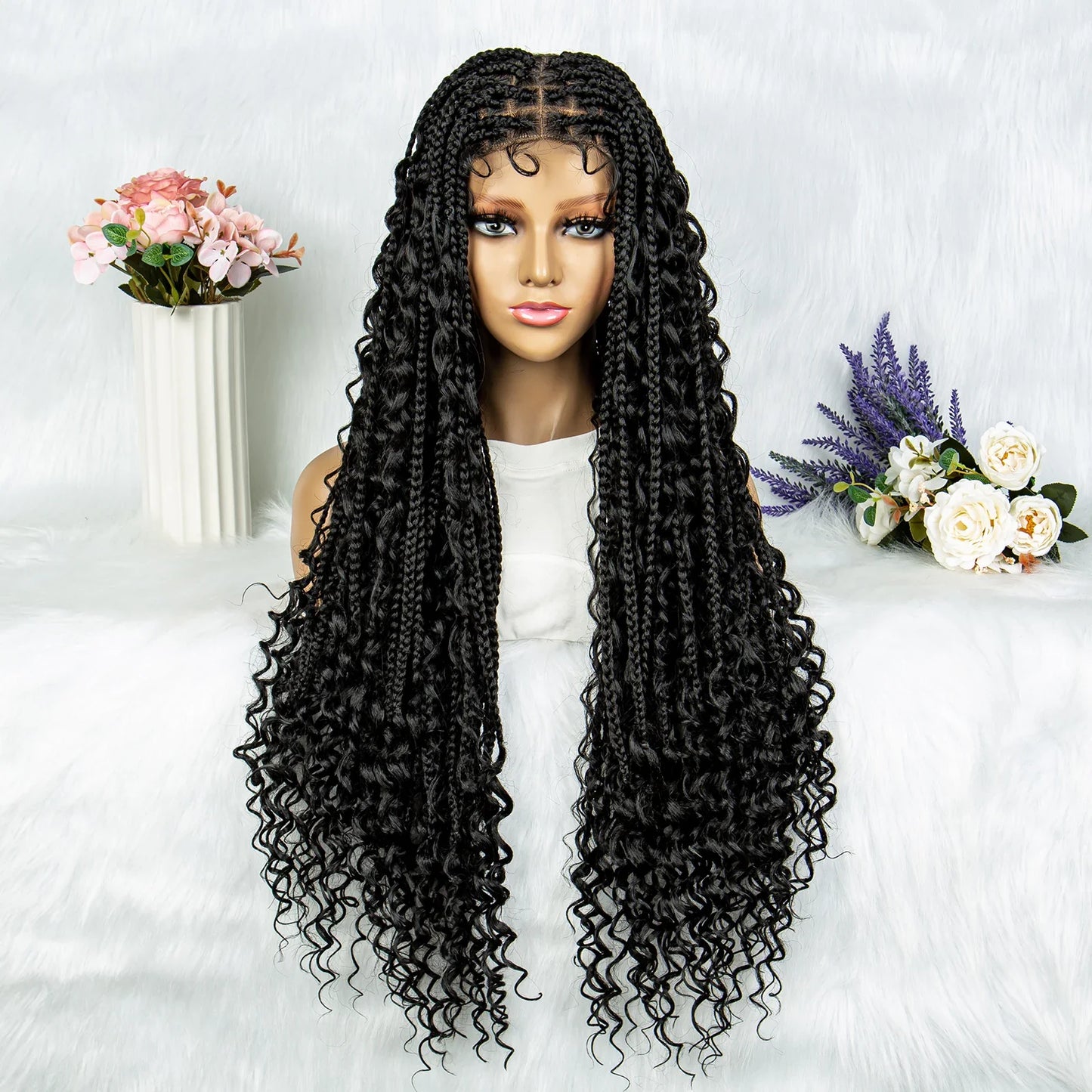 KIMA Box Twisted Dreadlocks Wig | Full Lace Front with Baby Hair