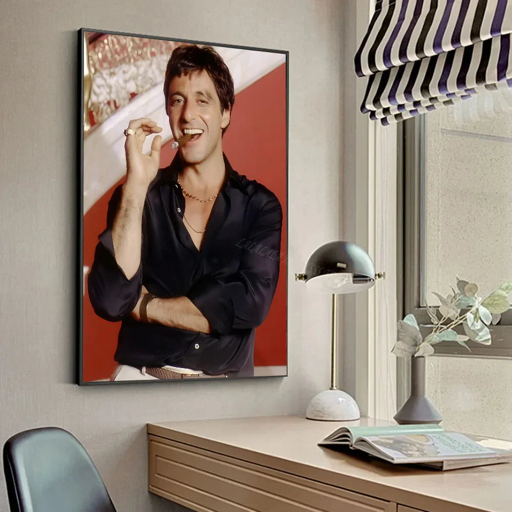 Al Pacino Poster HD Posters Home Room Bar Cafe Decor Art Wall Painting Picture