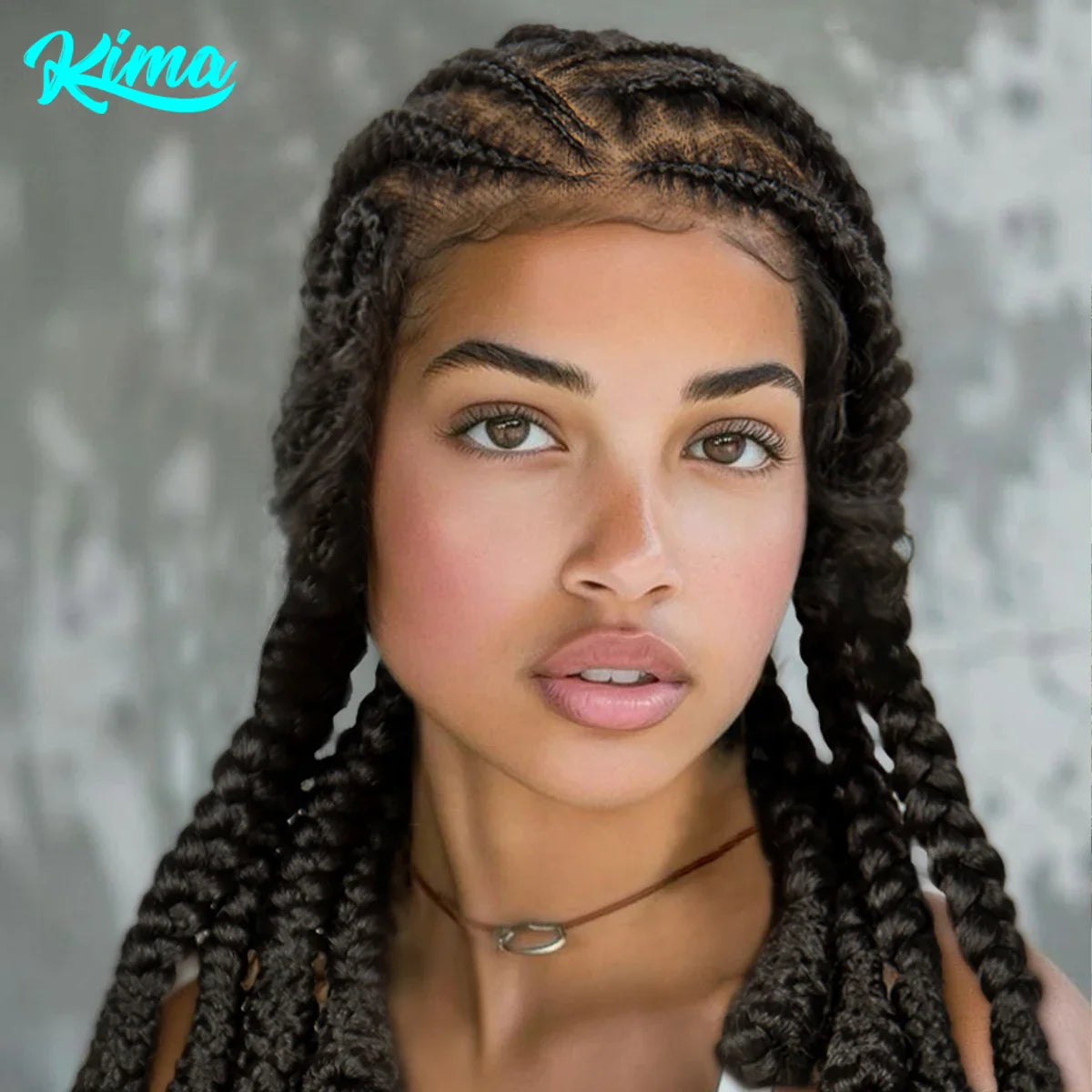 Box Braids Wig Crochet Hair Bohemian Braids Braiding Hair With  Pre-plucked Synthetic Crochet Hair for Women