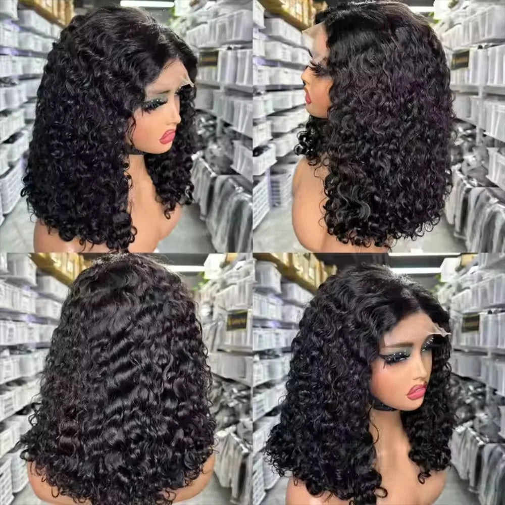 3C 4A Burmese Curly HD Lace Frontal Wig | 250% Density Human Hair