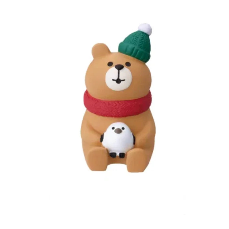 Christmas Resin Ornaments Home Scenes Trendy Toys Figurines Decorations ZAKKA Dolls Cats 2025 Small Ornaments