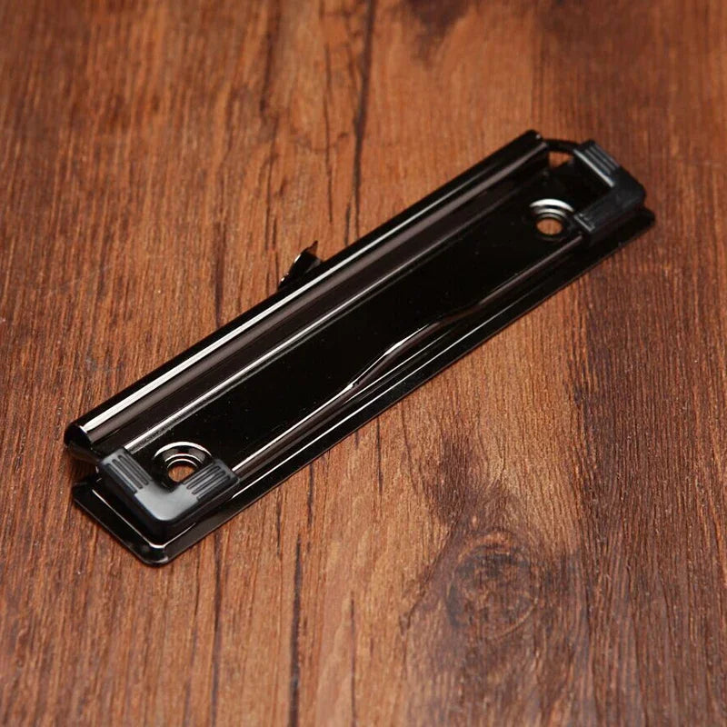 2PCS Metal Clipboard Clip File Folder Clips Binder Clips with Screws Paper Storage Organizer School Supplies Office Stationary