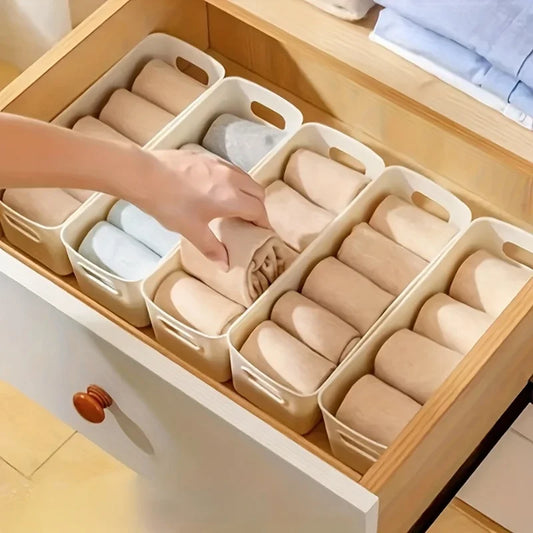 2/5/10 pcs Multifunctional Storage Box Set! Quick storage for underwear and items. Sturdy & durable, ideal for home organization