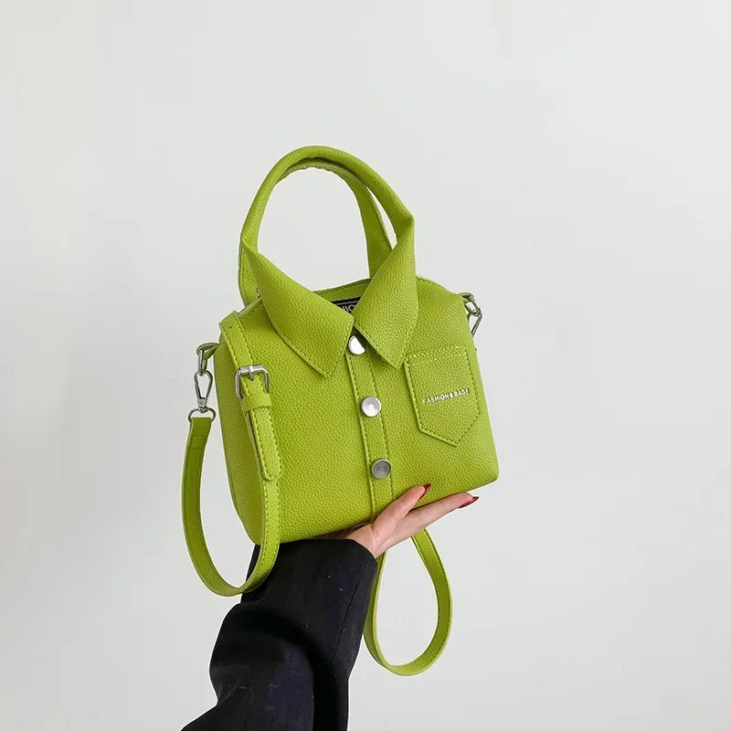 Designer Style Square Compact Shoulder & Crossbody Bag | High Quality PU Leather Handbag for Women (Zipper Closure, Unique Design)