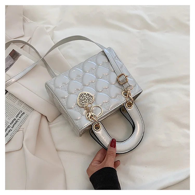 Handbag Women Brand Luxury Totes | High Quality Fashion Classic Quilted Square Handle Bag & Women's Crossbody Shoulder Bags