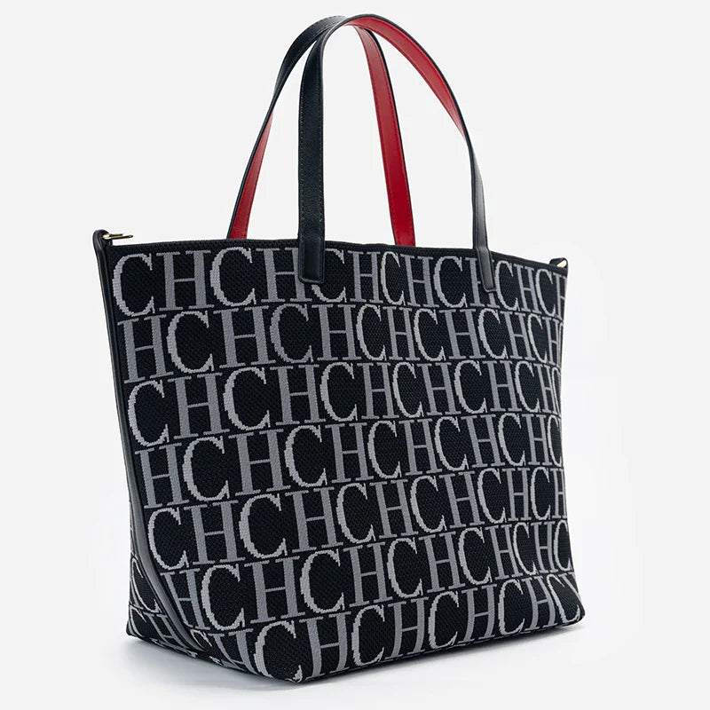Women's Brand Fashion Letter Print Large Capacity Tote Bag | Versatile Elegant Casual Shopping & High Quality Ladies Shoulder Bag
