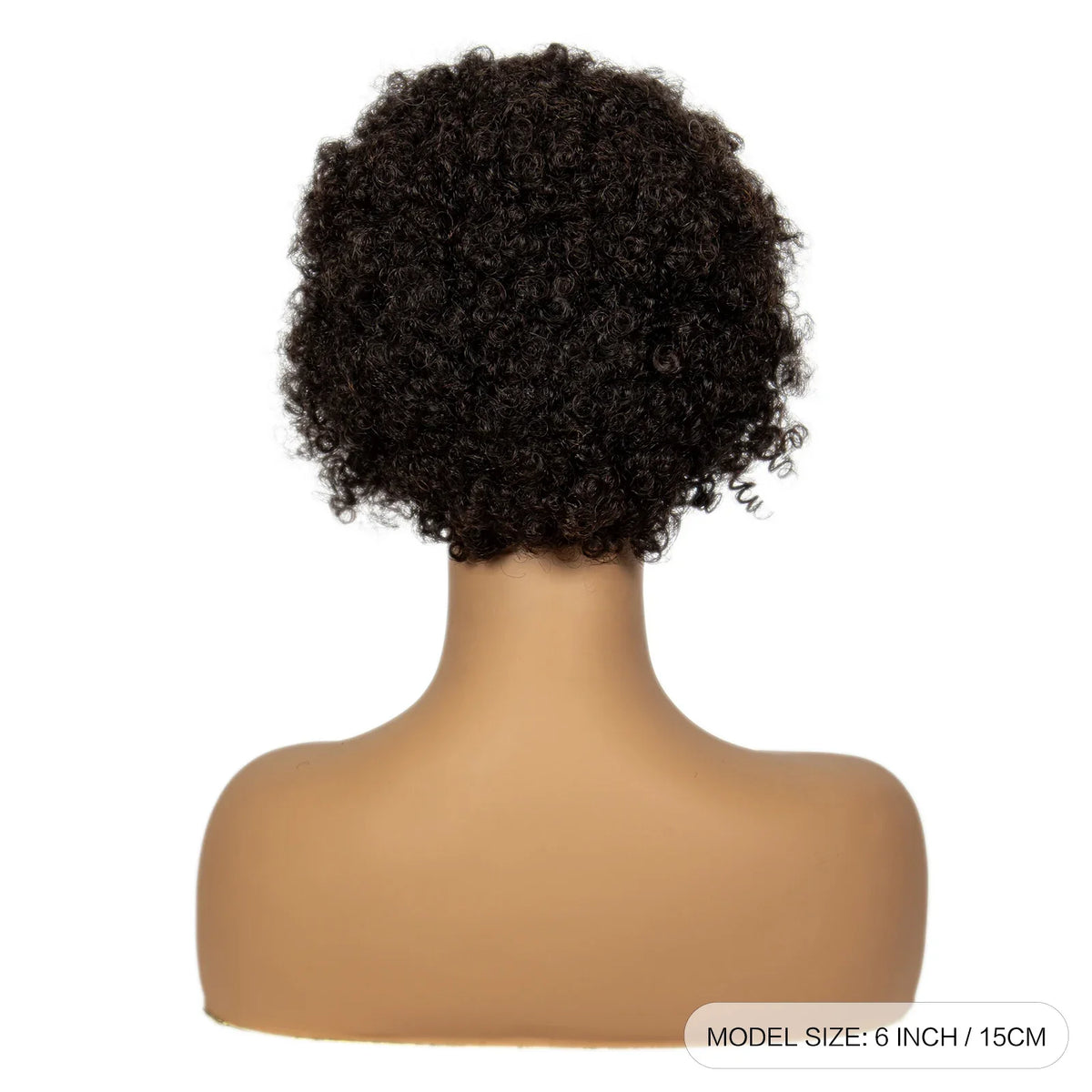Natural Black Synthetic Braided Wig | 13x4 Transparent Lace Front Short Afro Kinky Curly Braids