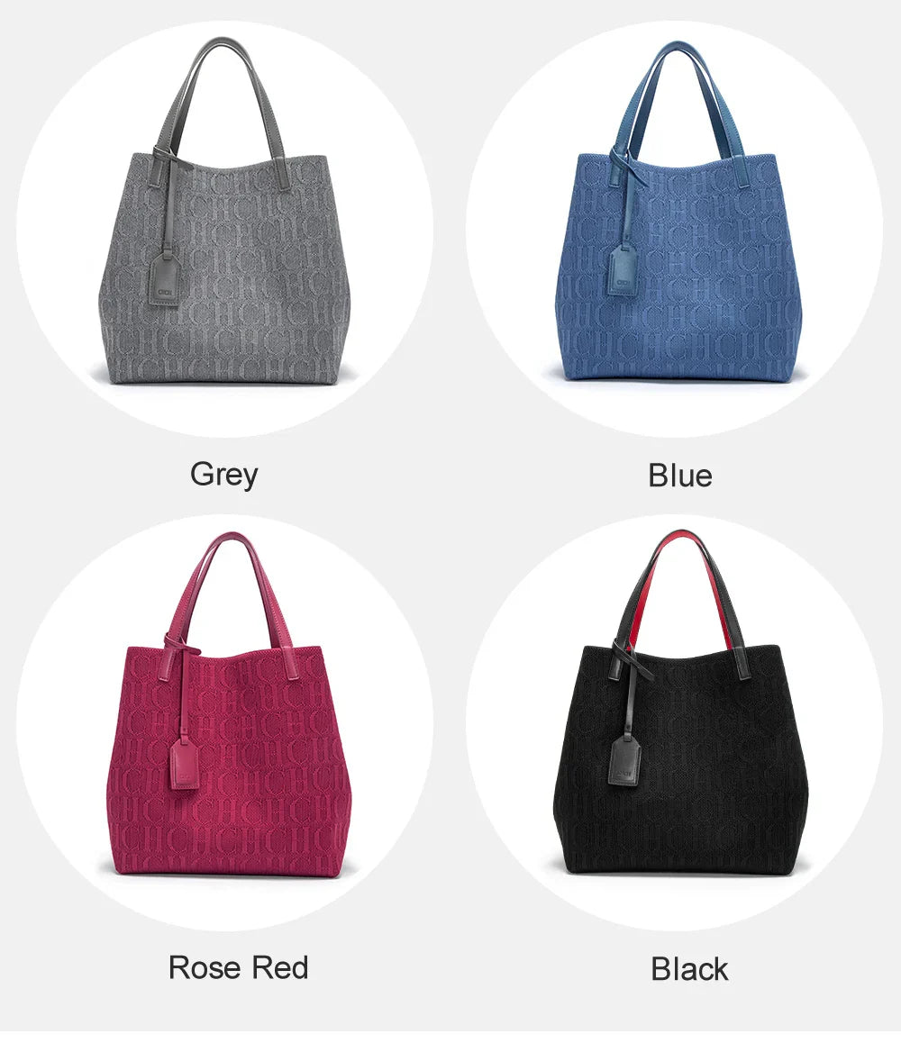 Women's Handbag Fashion Classic | New Solid Color Letter Design & High Quality Craftsmanship Large Capacity Shoulder Bag