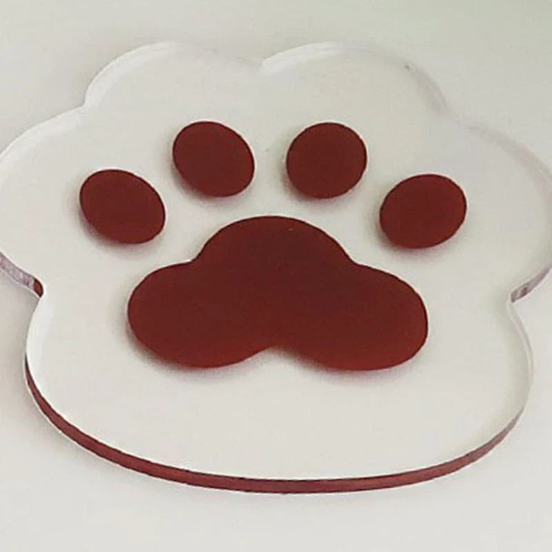Flower Coasters Acrylic Waterproof Heat Insulation Anti Slip Coffee Cup Mats Cute Flowers Pads Kitchen Tableware Pad Decoration