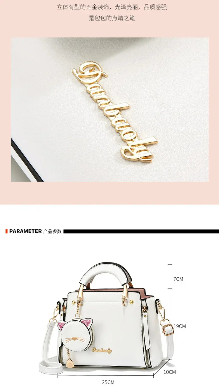 Summer New Women's Bag | Large Capacity Simple Shoulder Bag & New Handbag with Wallet (Crossbody Small Bag Bolso Mujer)