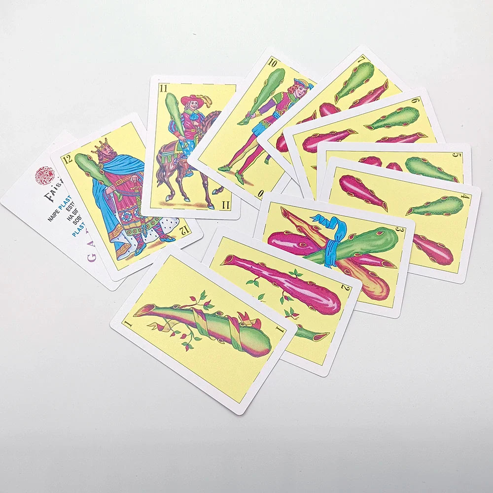 62x95mm Waterproof Superior PVC Poker Cards 40pcs Deck Spanish Playing Cards Family Party Game Cards