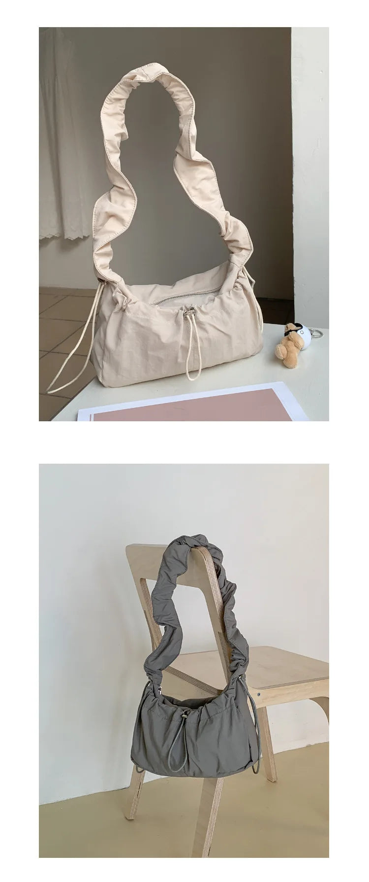 Simple Fashion Fold Shoulder Bag | Vintage Casual Designer Underarm Crossbody Bag (New Luxury High Quality Handbags & Purses)