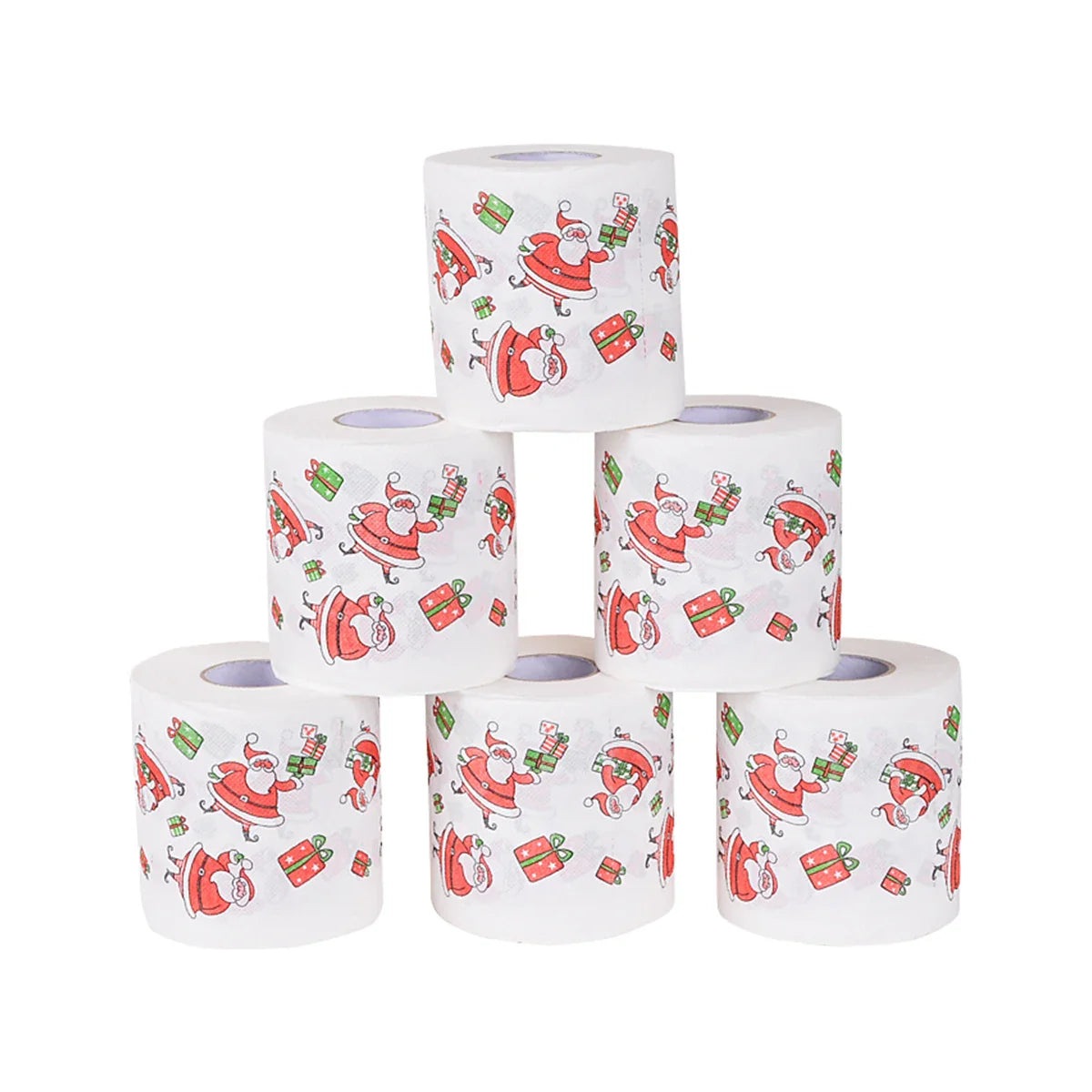 Christmas Santa Claus Bath Toilet Roll Paper Merry Christmas Decoration for Home 2025 Xmas Decor Navidad Natal New Year Gift