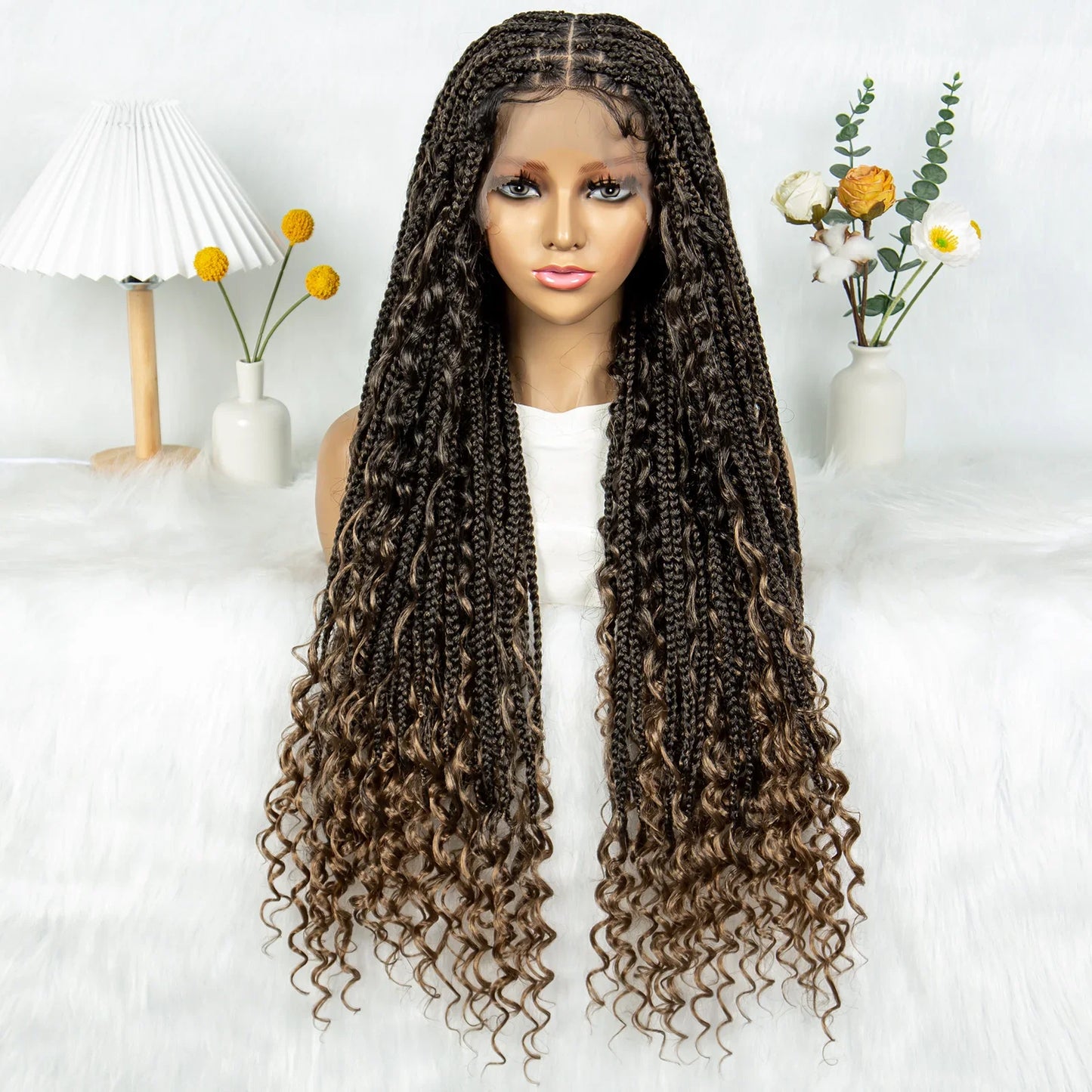 KIMA Box Twisted Dreadlocks Wig | Full Lace Front with Baby Hair