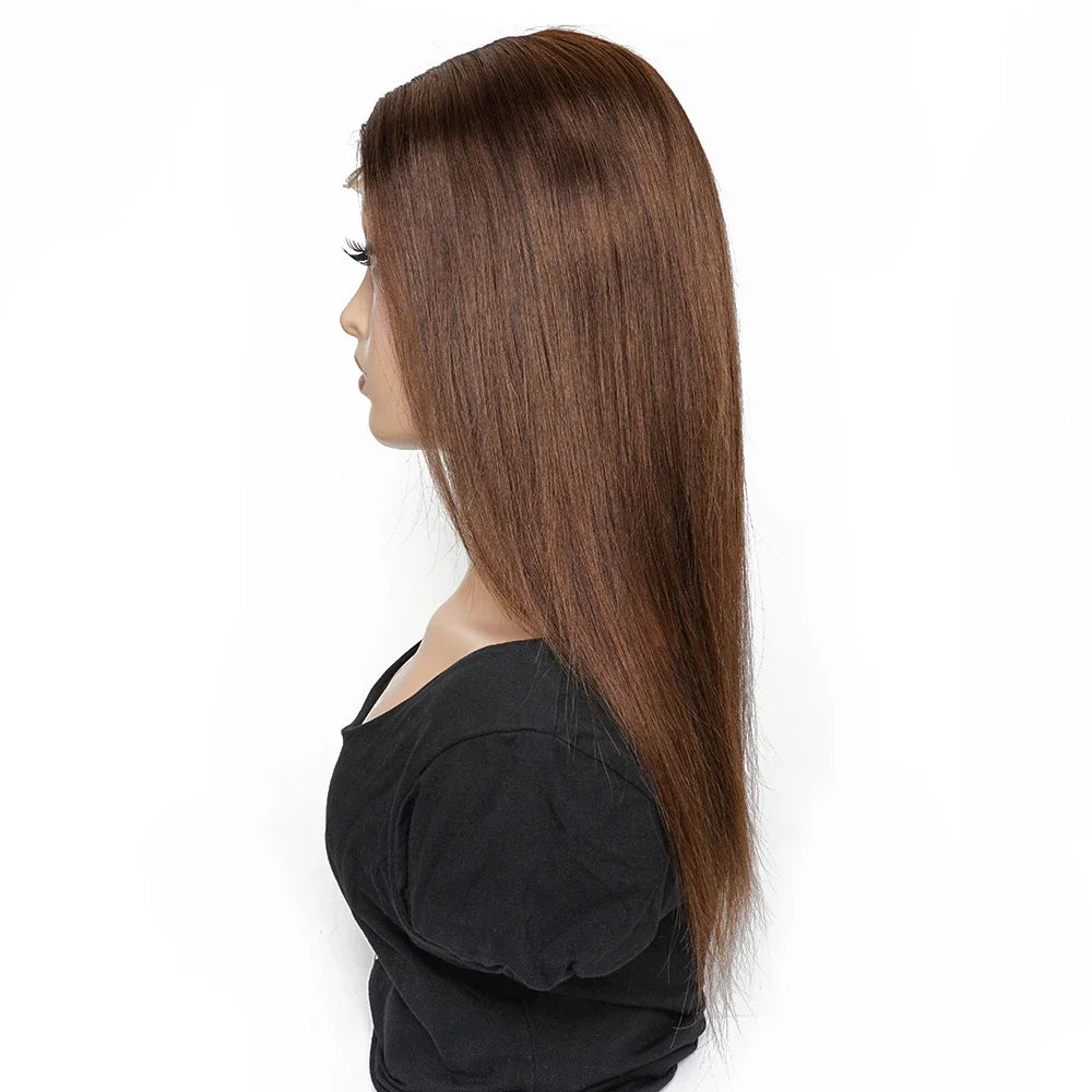 Ombre Honey Blonde & 1B/30 Straight 4x4 Lace Closure Wig | 150% Density Middle Part Remy Human Hair