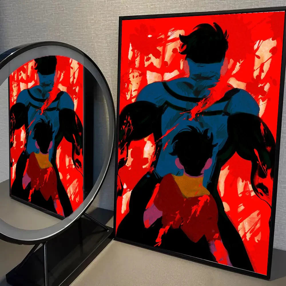 Super-Man Us Anime I-Invincible Poster HD Posters Home Room Bar Cafe Decor Art Wall Painting Picture