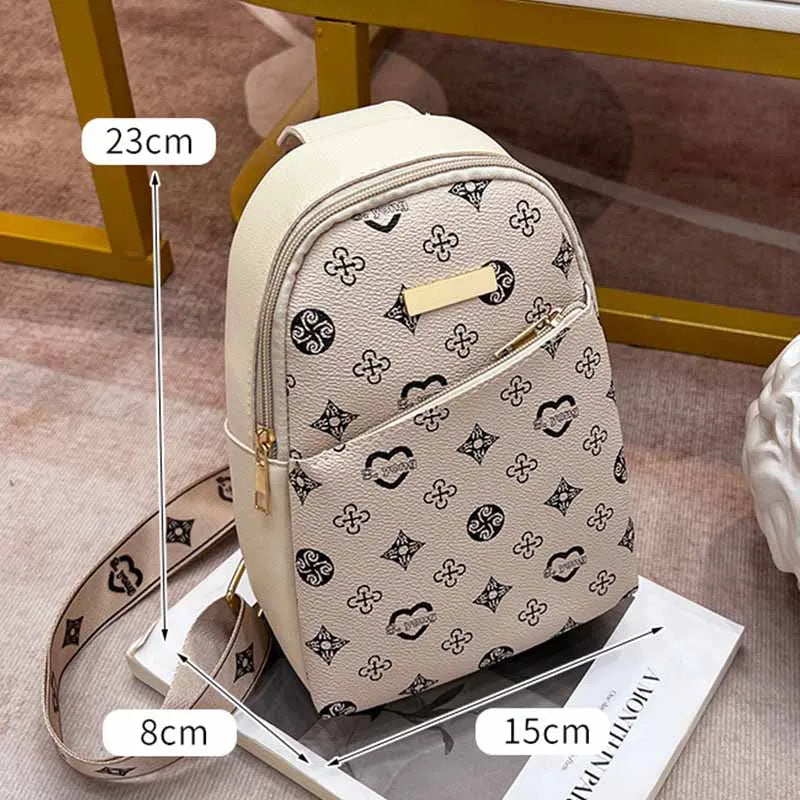Women's & Men's Crossbody New Chest Bag | Printed Messenger Bag (Ladies' Versatile Shoulder Bag)
