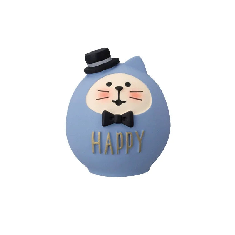 Cute Cat Wedding Zakka Figurine Bride Baby Stroller Resin Model Miniatures Model Cake Ornaments Decor Crafts Desktop Accessories