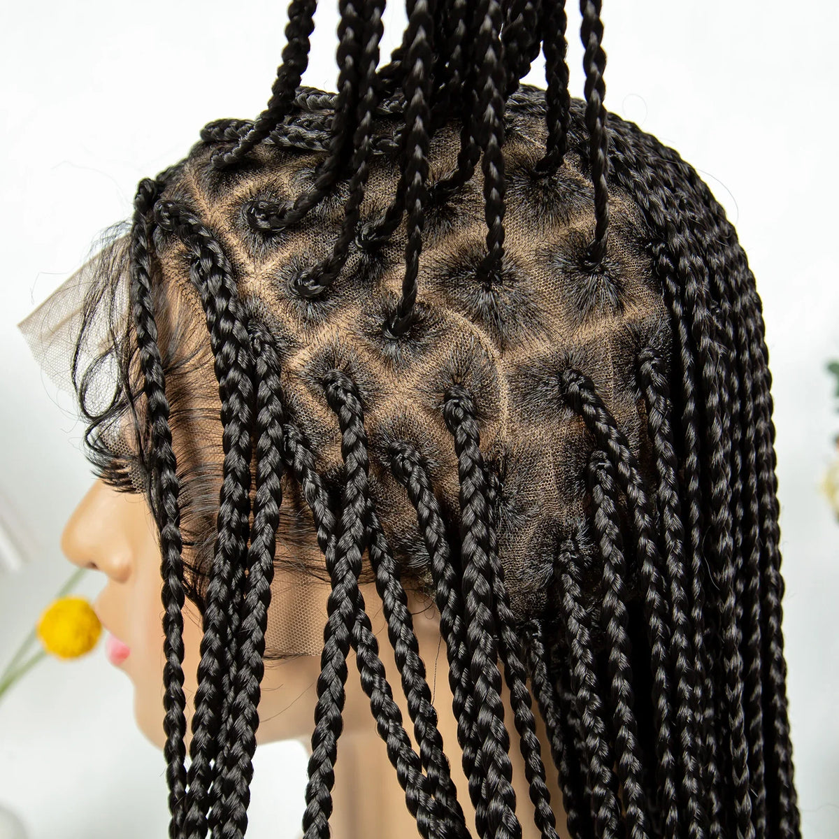 KIMA 26" Stitch Box Braids Wig | Full Lace Goddess Braiding