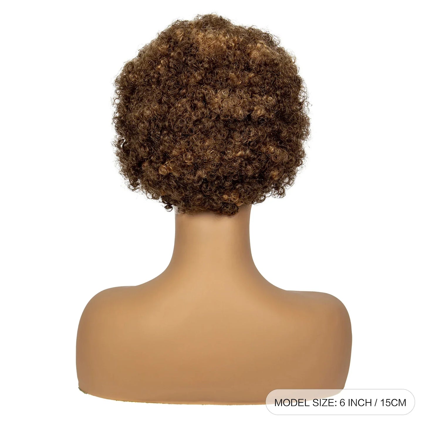 Natural Black Synthetic Braided Wig | 13x4 Transparent Lace Front Short Afro Kinky Curly Braids