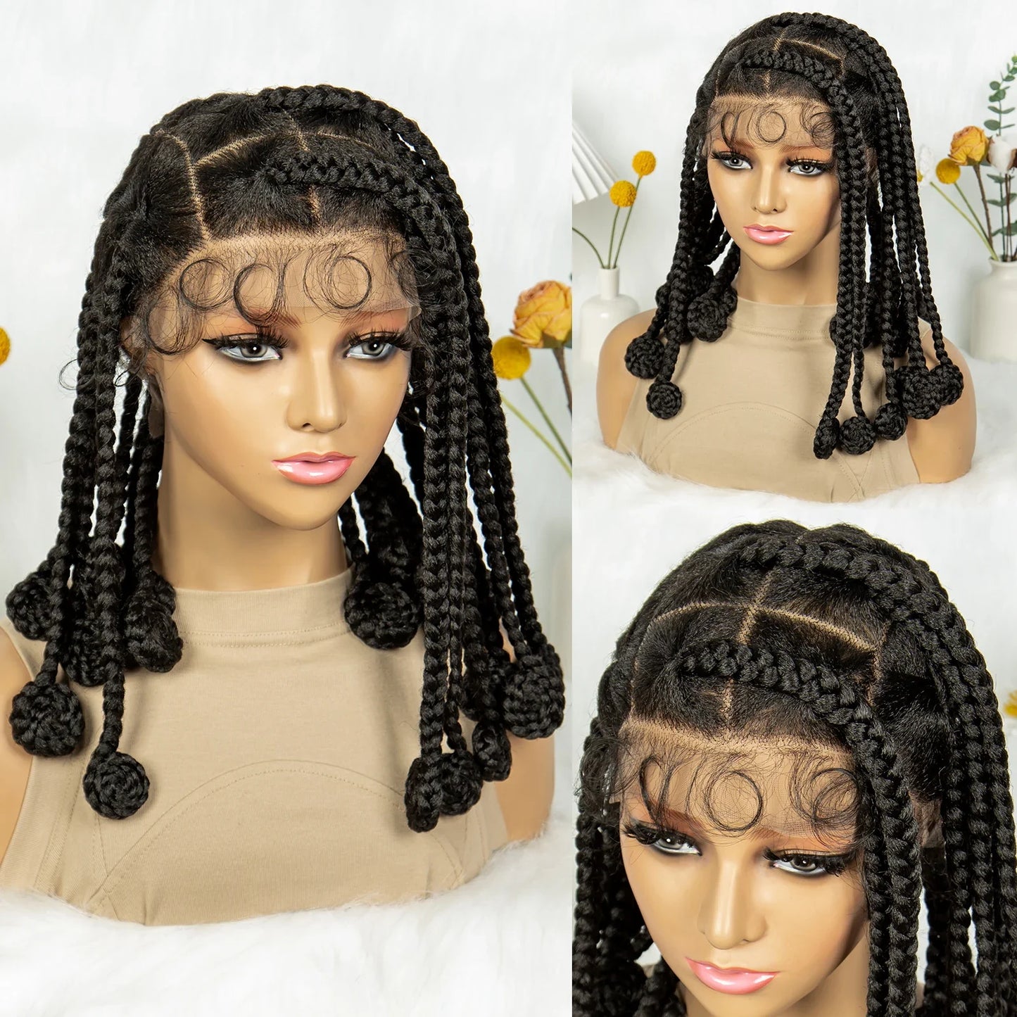 KIMA Chunky Knotless Bantu Box Braids Wig | Full Lace