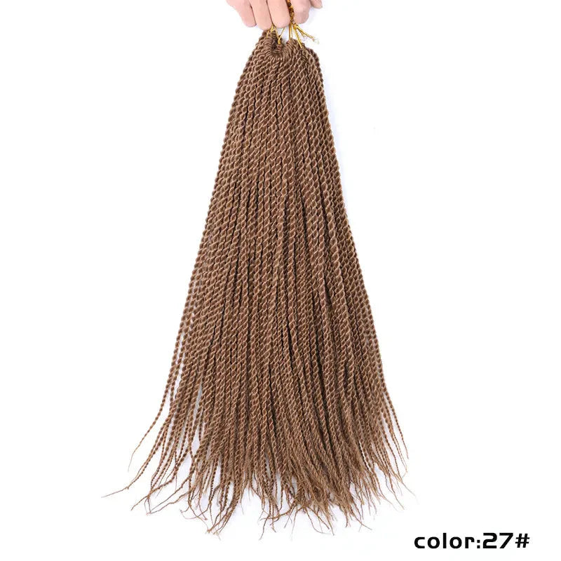 Full Star Senegalese Twist Crochet Braids | 30 Strands/Pack | Ombre Colors