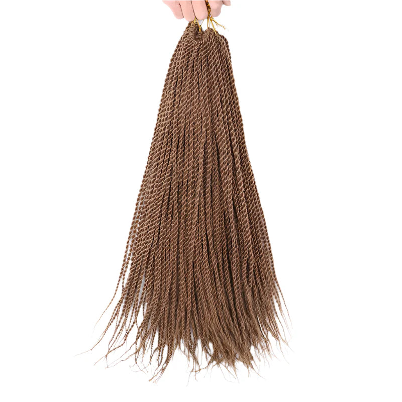 Full Star 30 Strand Pre-Twist Crochet Braids | Senegalese Twist | Ombre