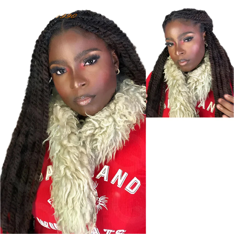 Afro Kinky Bulk Human Hair for Braids | Virgin Remy Extensions (Multi-Color Options)