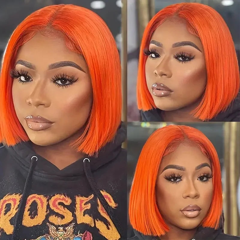 Pixie Cut Bob Human Hair Wig | 180% Density 4x4 HD Lace Closure | Pre-Plucked & Multi-Color Options