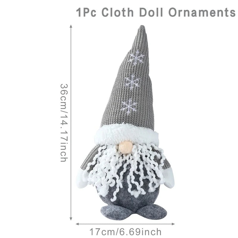 Christmas Doll Ornaments Merry Christmas Decorations For Home Table Decor Xmas Gift 2025 Navidad Natal New Year Decor 2026 Noel