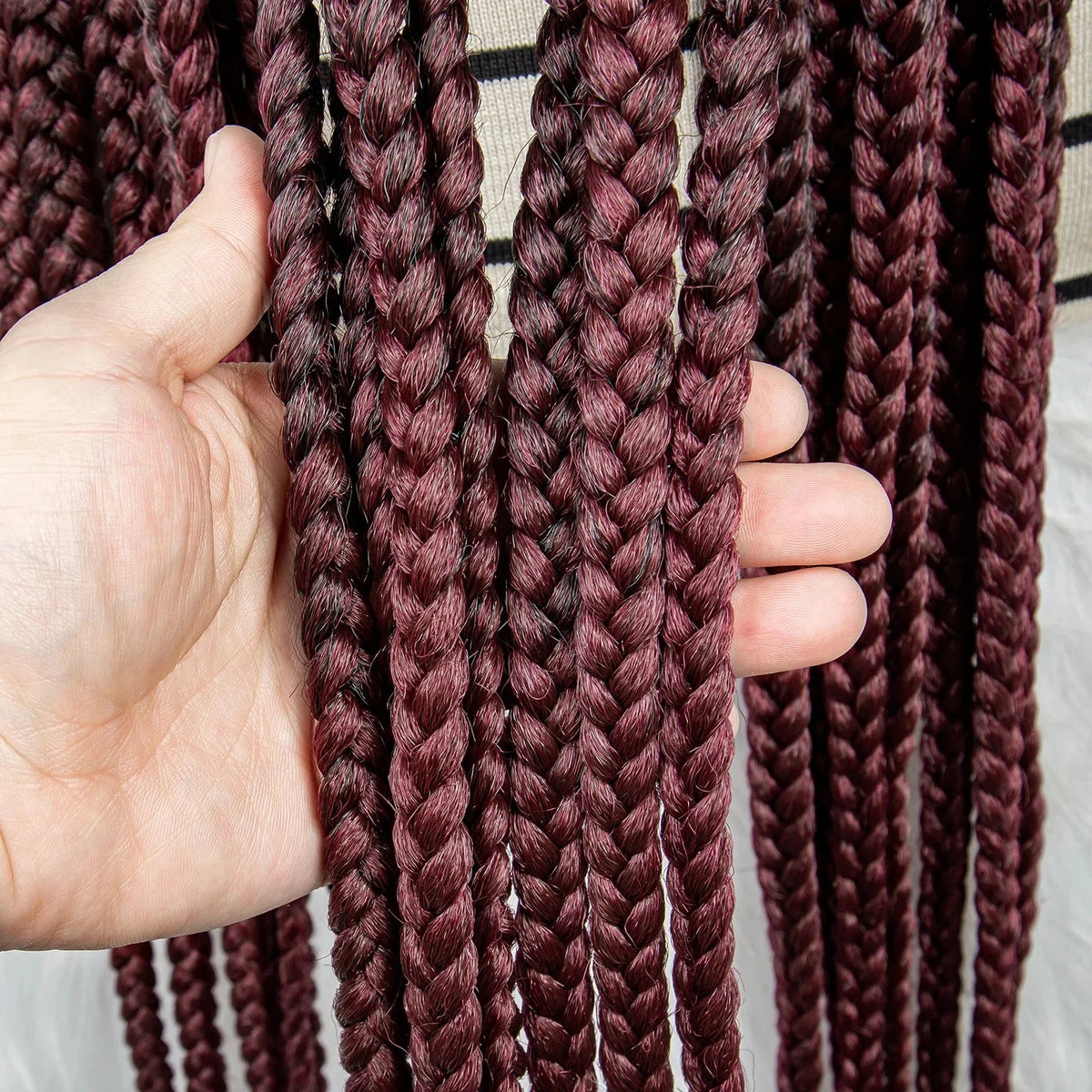 HD Lace Knotless Square Box Braids Wig | Full Lace | Baby Hair | Black Women